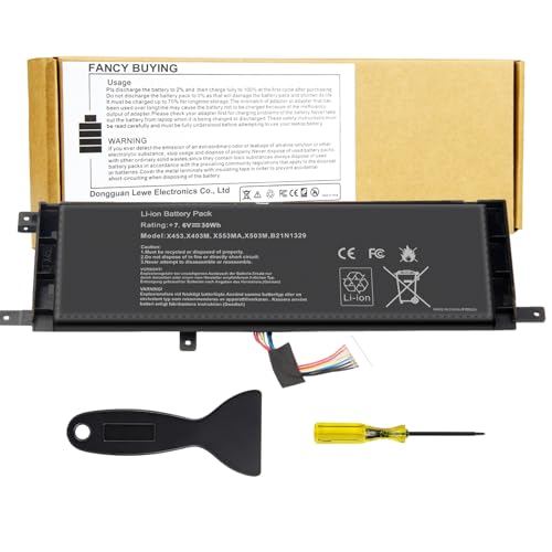 Fancy Buying New B21N1329 Laptop Battery for Asus X403 X403M X403MA X503M X502CA X453 X453M X453MA X553 X553M X553MA - 7.6V 30Wh
