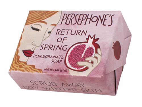 The Unemployed Philosophers Guild Persephone's Return of Spring Soap - Greek Mythology Themed, Made in the USA, 2oz (56g) Travel or Hotel Sized Guest Bar Soap image 5