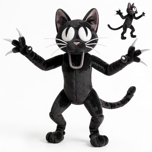 99 Nights In The Forest Plush Toy The Cat Villain Collectible Soft Toy Cat Entity Game-Inspired Stuffed Animal For Kids & Adults Cuddly Plushie Gift For Christmas Halloween & Birthdays (Standing)