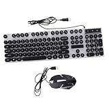 Clavier et souris de jeu - souris 3d antidérapante, de défilement, clic réactif et , accessoires informatiques