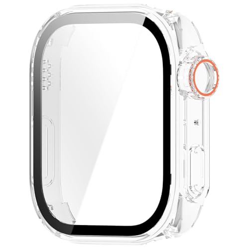 [LUNBER-ARMOR] For Xiaomi Redmi Watch 6 �P�[�X watch6 �J�o�[ �t���ʋ����K���X �S�ʕی� ���� For �V���I�~ ���b�h�~�[�E�H�b�`6 �P�F/�N���A �t�B������� �n�[�h�P�[�X For �V���I�~�[(�N���A)