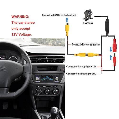 CACA Single Din Car Stereo Receiver with Bluetooth FM Radio in-Dash/4.1inch HD Digital Screen/MP3/MP4/MP5 Video Player with Rear View Camera and Wireless Remote Control
