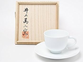 Amazon | 人間国宝 井上萬二作 白磁 珈琲碗 | 井上萬二 | カップ