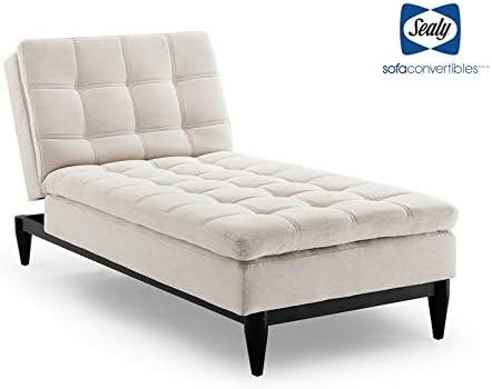 Sealy Montreal Transitional Chaise Convertible in Beige