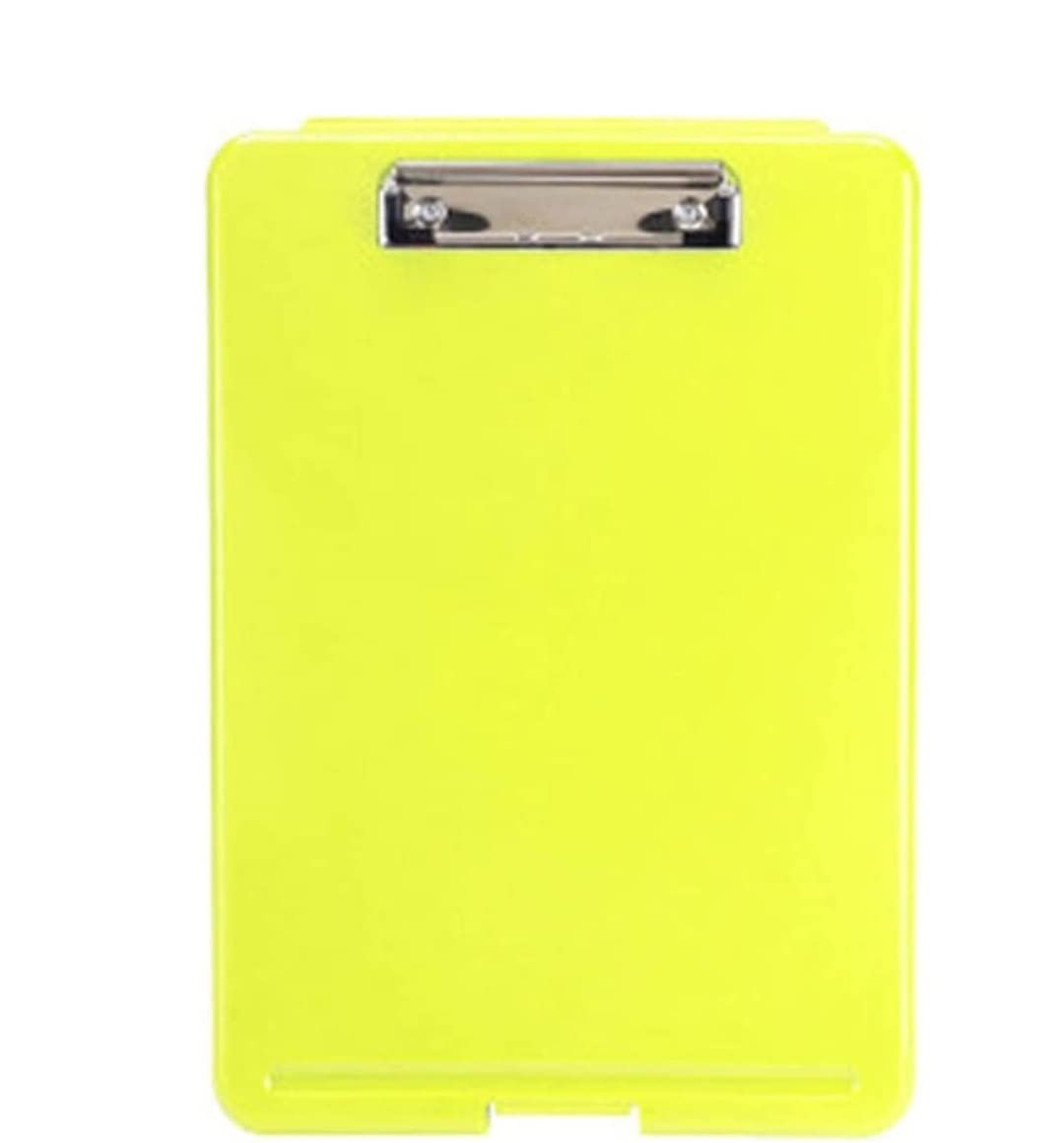 Mappe Schnellhefter Aktenordner 2pc A4 Clipboard -Box -Datei Langlebige wasserdichte Dokumentenanmeldung Aufbewahrungsfall Bürovorräte Sammelmappe (Color : Geel, Size : 2pc)