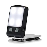 Rechargeable Book Light, Portable Clip on Book Reading Lights with Warm Mighty Bright for Reading in Bed at Night, Used for Book, Kindle, Tablet, Bedside, Table, Desk, Tent, Travel and Kids