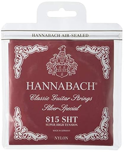 Hannabach Cuerdas para Guitarra Clásica Serie 815, Tensión Muy Alta, Plateado Especial, Set | Ya disponible en tu tienda friki favorita! En mundofriki.es!