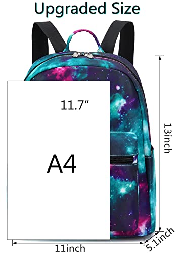 Btoop Mini Backpack Girls Galaxy Small Purse Backpacks For Teens Womens School Travel (Galaxy Green) #TOP1