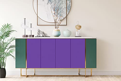 Pegatinas para muebles azul vinilo adhesivo cómoda estantería papel 100x50 4