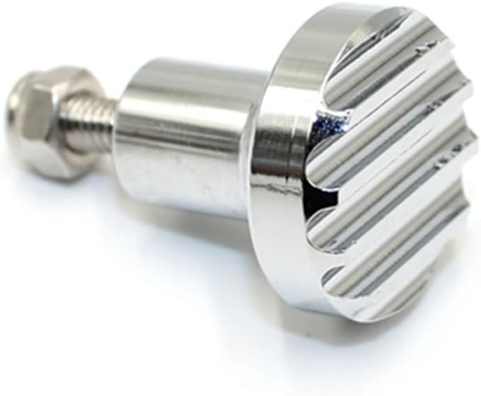 Motorcycle CNC Aluminum Fluted Carburetor Knob for Triumph Scrambler Thruxton 900 for Bonneville T100 Chrome