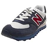 New Balance 574 Core Plus, Zapatillas para Hombre, Azul (Navy/Red), 45.5 EU (Talla Fabricante: 11 UK)