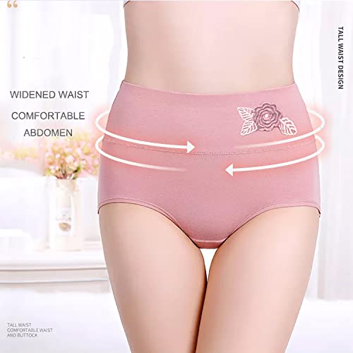 Image of Women's Multicolor Nylon Cotton High Waist Tummy Control Panty (Pack of 3)