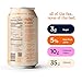 Fizz Pop Metabolic Sparkling Postbiotic and Prebiotic Soda Pop Gut Health Seltzer Water Fiber Drink, Metabolism Booster, Orange Bliss Flavor, 12 oz Cans (Pack of 12)