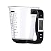 Nihlsfen Taza medidora electrónica Cocina Multifuncional Taza medidora electrónica Báscula de Cocina Báscula Dietética