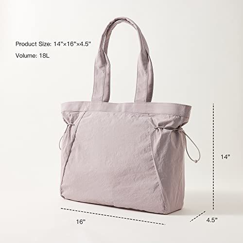 Image of VAKAER Tote Bag for Women, 18L Side Cinch Shopper Bag, Large Hobo Bag, Lightweight Shoulder Bags for Work, Workout, Travel