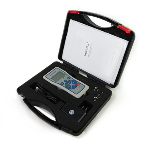 Nextech Dfs50 (50N/11Lbf/5Kgf) Digital Force Gauge, Push Pull Gauge, Peak/Track Mode, Invert Display, Pass/Fail Led, Usb Output, Back-Lit Graphic Lcd, Metal Enclosures #TOP4