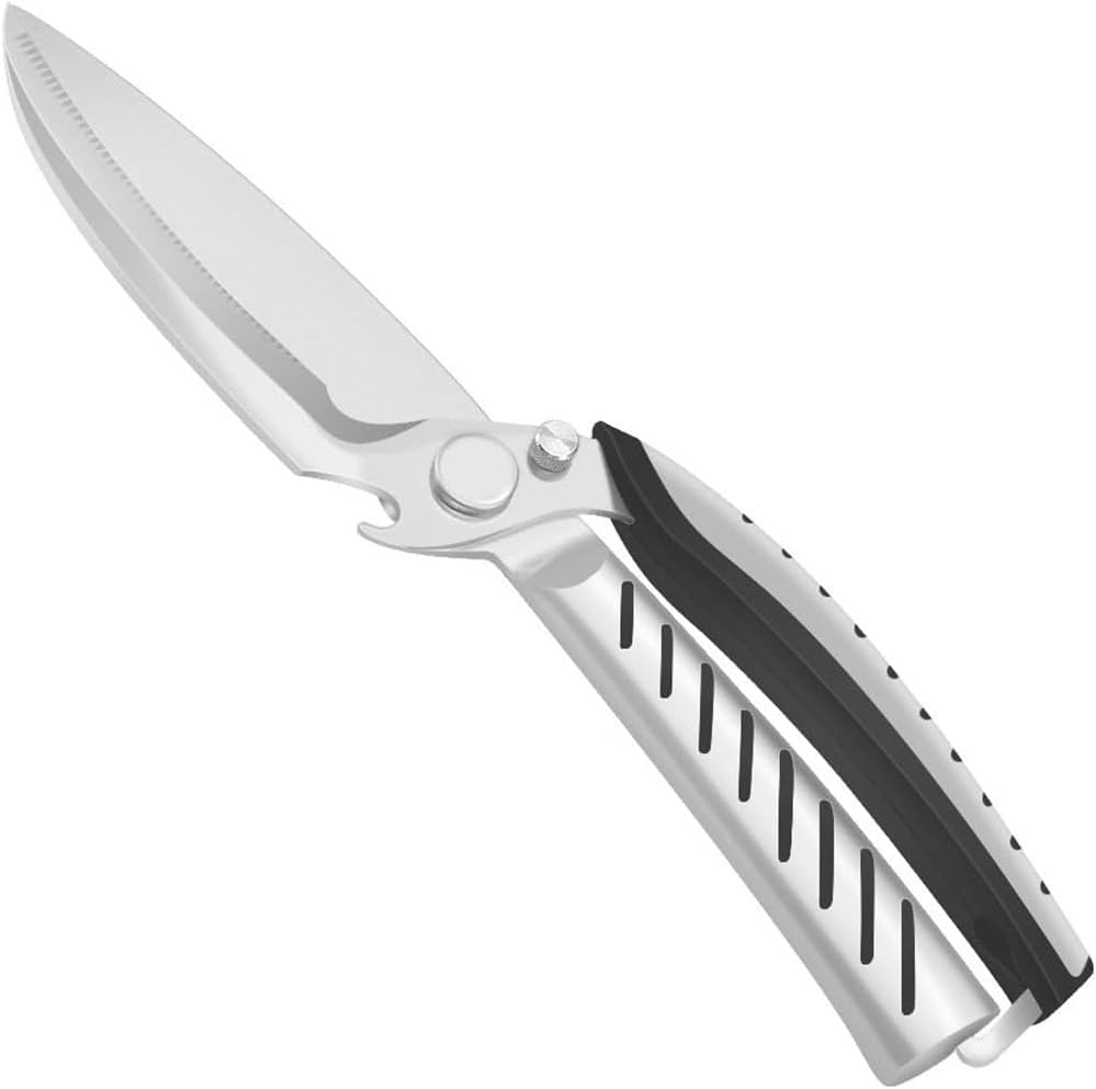 Kitchen Poultry Shears, Heavy Duty Scissors, Meat and Vegetable Stainless Steel Multifunctional