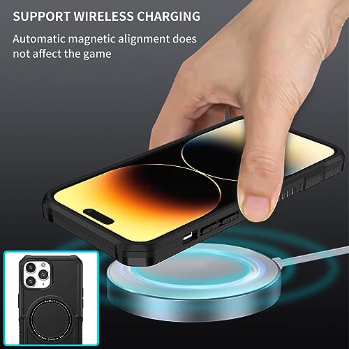 Coque iPhone 11 Pro magnétique matte coque de protection fine noire - 6