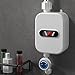 Vislone Instant Water Heaters LCD Digital Display Thermostatic Shower Water Heating Device Bathroom Waterproof 304 Stainless Steel Tankless Rapid Heating Machine for Home Hotel