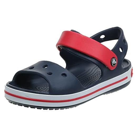 Crocs Crocband Sandal, Sandalias, Blue Navy/Red, 25/26 EU