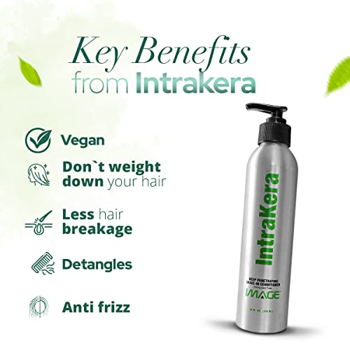 Image Intrakera Leave In Conditioner For All Hair Types, 32 Fl Oz - Detangler For Dry Or Damaged Hair - Deep Moisturizer Hair Treatment For Women - Anti Frizz #TOP3