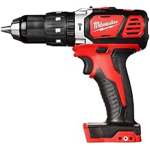 Milwaukee M18 18-Volt Lithium-Ion 1/2 in. Cordless Hammer Drill Bare Tool Only, Black Red