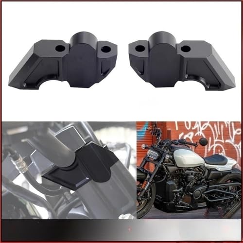 Abrazadera de manillar de aluminio mecanizado de alta resistencia para Sportster S 3