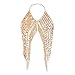 MineSign Sexy Chain Necklace Fashion Shoulder Necklaces Bra Body Jewelry Summer Beach Party Dress (Gold)