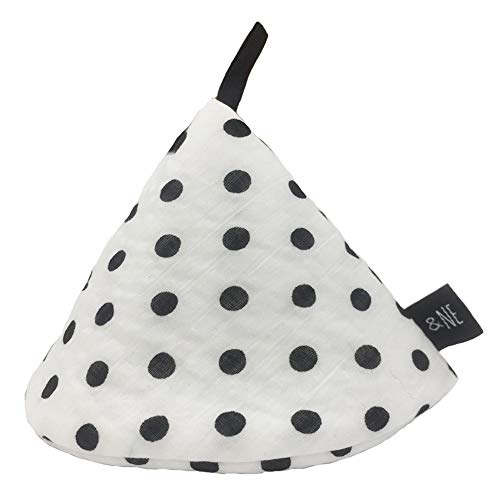 アンドエヌイー(&NE) 三角鍋つかみ レトロドットホワイト NHK-048-RDWH