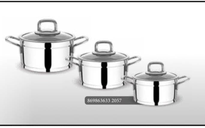 FMS Silindir 6 Parça Çelik Güveç Mini Tencere Set Metal 5008