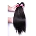 A&J (TM) 1pcs Brazilian Virgin Hair Straight, 6A Human Hair Extensions, 10 inches to 30inches(Natural Color)