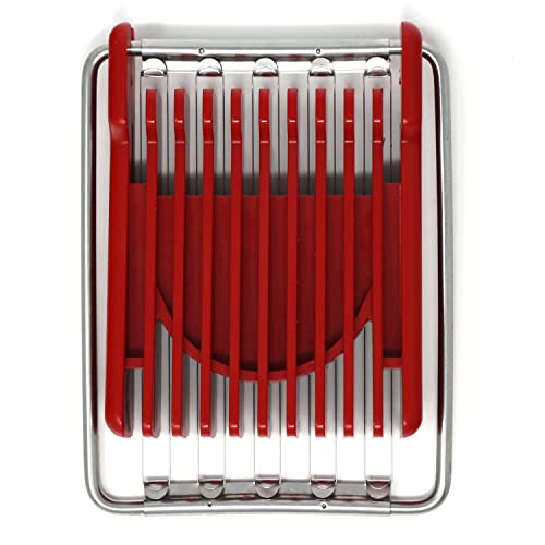 Norpro Dual Sided Flip N'Slice Slicer, Red, 4.25 x 3.25 x .88