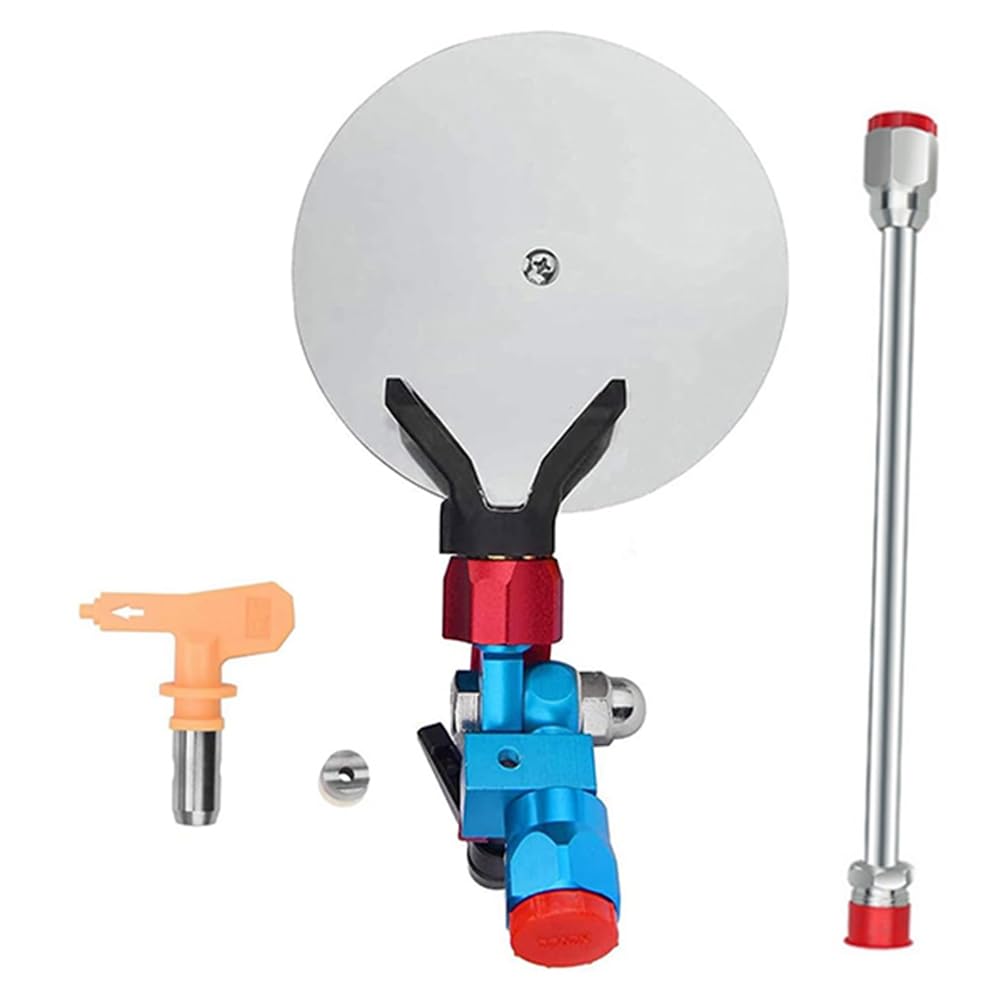 Istovo Airless Paint Edger Paint Shield Paint Sprayer Accessories Extension Airless Paint Sprayer Nozzle 517 Tip 10 Inch Pole