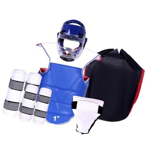 Juego de 6 piezas de equipo de combate de karate Imagen de Juego de 6 piezas de equipo de combate de karate