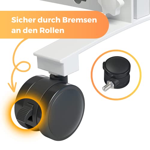 lot de 2 pieds de chauffage infrarouge, universels pieds robustes pour une utilisation autonome du chauffage électrique convient pour différentes marques et modèles avec cadre