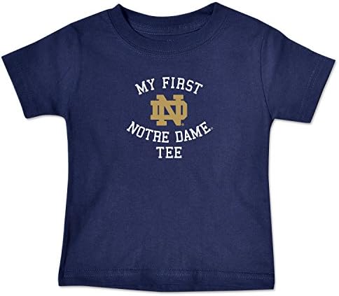 College Kids NCAA Notre Dame Fighting Irish Infant Short Sleeve Tee, 18 Months, Navy