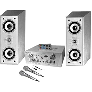 Hyundai Karaoke Set mit 100W Verstärker & 2 Mikros