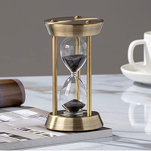 Sablier en métal de 1 à 10 minutes pour la gestion du temps au bureau
