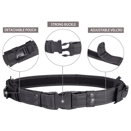 SAMSIER Airsoft Vest Adult Adjustable S-XXXXL, Tactical Vest for Men Lightweight Breathable 600D Nylon, Youth Combat vest for Paintball Training Black