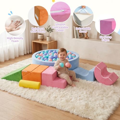 Foam Climbing Toys for Toddlers with Large Ball Pit — 사진 4