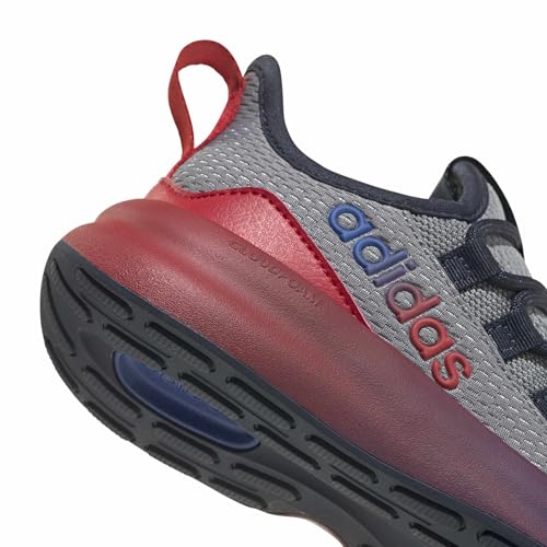 adidas Unisex-Kids Lite Racer Adapt 8.0, Grey/Lucid Red/Team Royal Blue, 5 by adidas - Image 5
