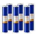 SimPure GAC Filter 20 x 4.5 inch Whole House Water Filter | Granular Activated Carbon Filter Replacement for DB20P, GAC-20BB, RFC20-BB (6 Pack)