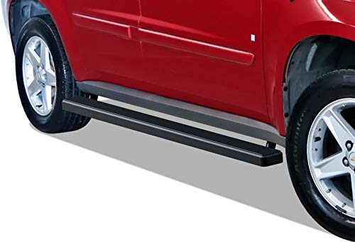 Estribos negros APS Premium 4in para Chevy Equinox 05-09 miniatura 4