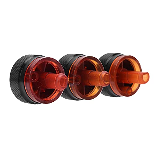 Heater Knob Replacement, Akozon 3 Stücke Auto Klimaanlage Schalter Knopf, Klimaanlagen Bedienfeld Schalterknopf, Klimaanlage Heizung Control Dash Knöpfe für 206/206+/207 für C2