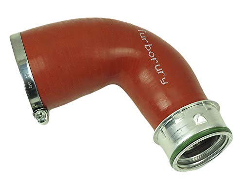TURBORURY Turbocharger Hose Replacement Compatible with Audi Compatible with SEAT Altea Compatible with Skoda Compatible with VW Passat - OE Number 3C0145828K 3C0145828E 3C0145828F 3C0145828D