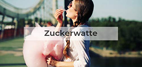 Eventset XL 3 Kg Zuckerwattezucker inklusive 200 Zuckerwattestäbe 40 cm (Set 1 Kaugummi, Vanille, Apfel + 200 Stäbe) – Bild 4