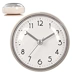 Orologio da parete per bagno, impermeabile, per doccia, orologio da bagno con, 7,6 cm, orologio da parete per bagno, per casa, ufficio, soggiorno, cucina, frigorifero
