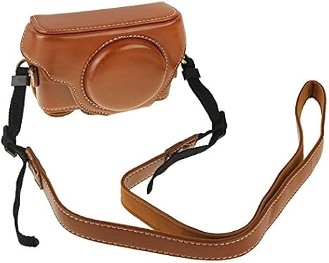 Retro Style PU Leather Camera Case Bag with Strap for Sony RX100 M3 / M4 / M5