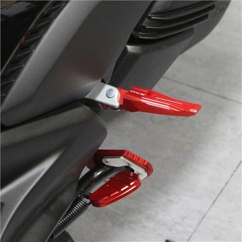 Repose pieds arrière passager antidérapants pour scooter Yamaha XMAX 300 250 de 2017 à 2024 - 5