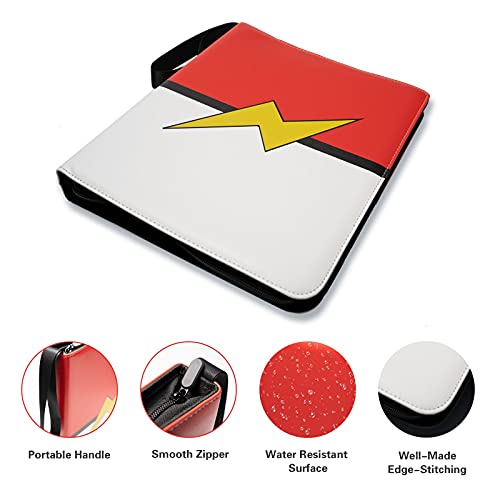 Omotiya Trading Card Binder, Fit 720 Cards With 9-Pocket Double Side Pages, Baseball Collection Binder With 40 Sleeves Included, Sports Card Collectors Album Holder For Tcg #TOP2